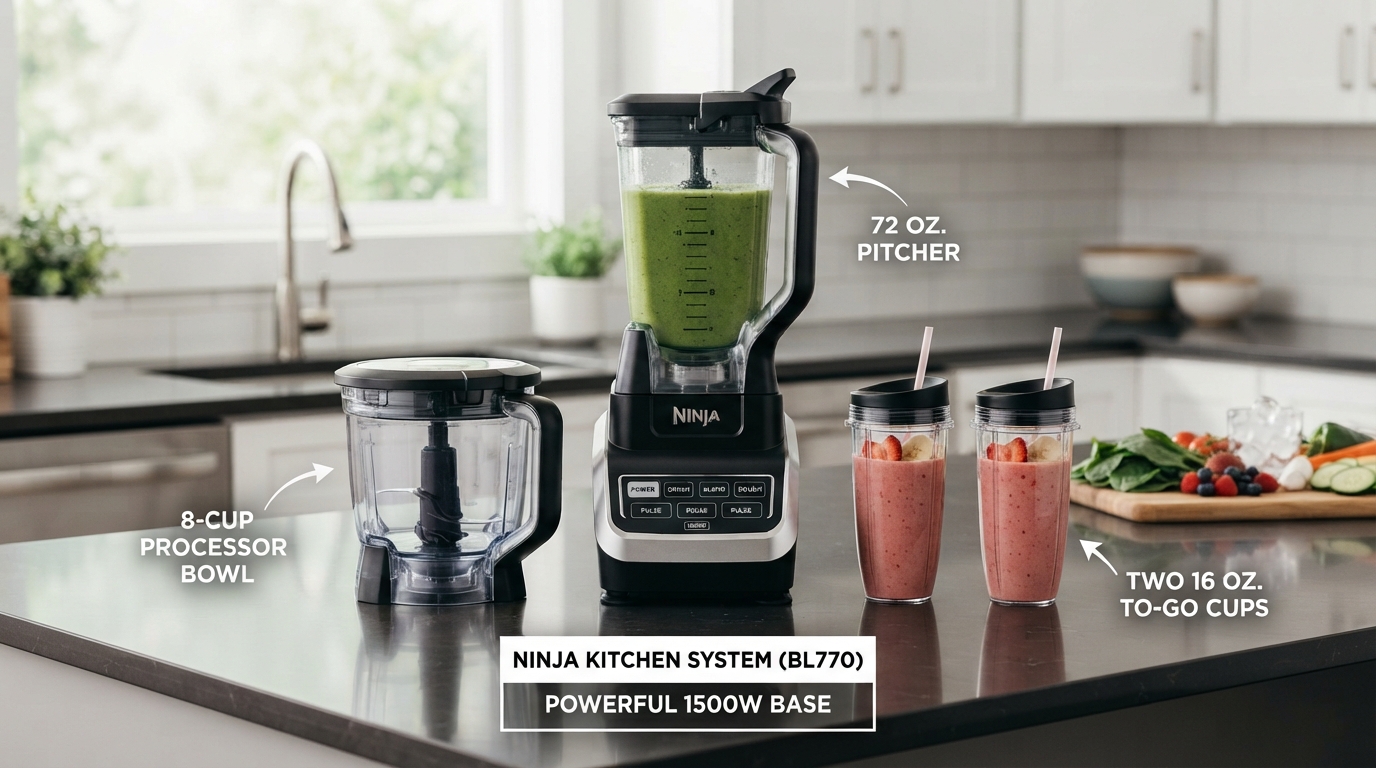 Ninja Kitchen System BL770: A Complete Review of an All-in-One Food Processor and Blender